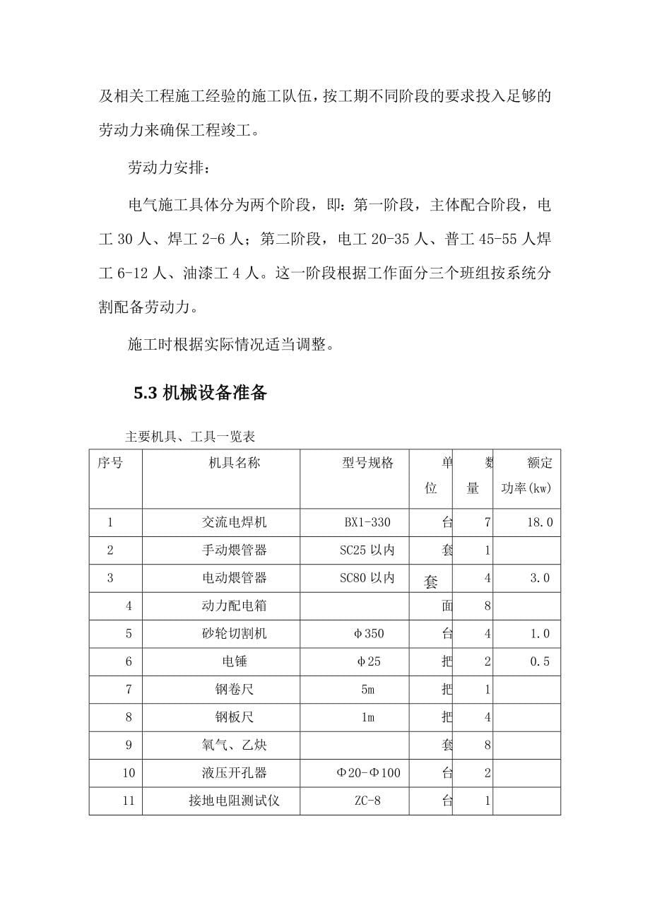 广场电气安装工程施工方案_第5页