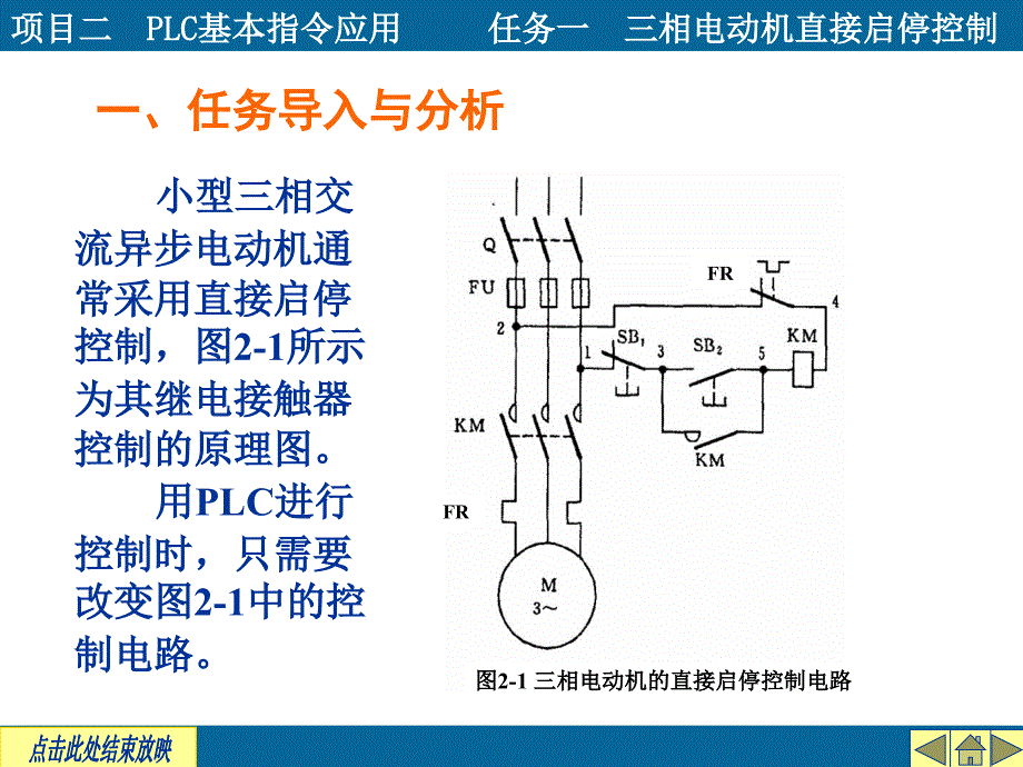 项目二PLC基本逻辑指令应用任务一电动机直接启停_第4页