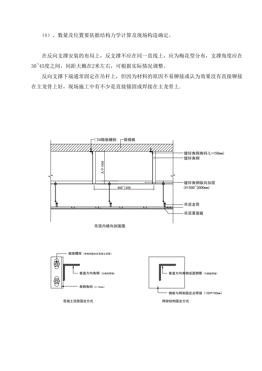 吊顶反支撑专项施工方案(二)(标准版)_第4页