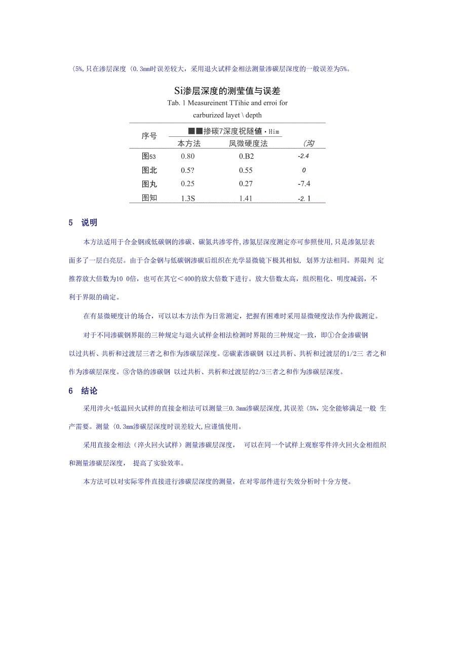 淬回火零件渗碳层深度的金相法测定_第5页