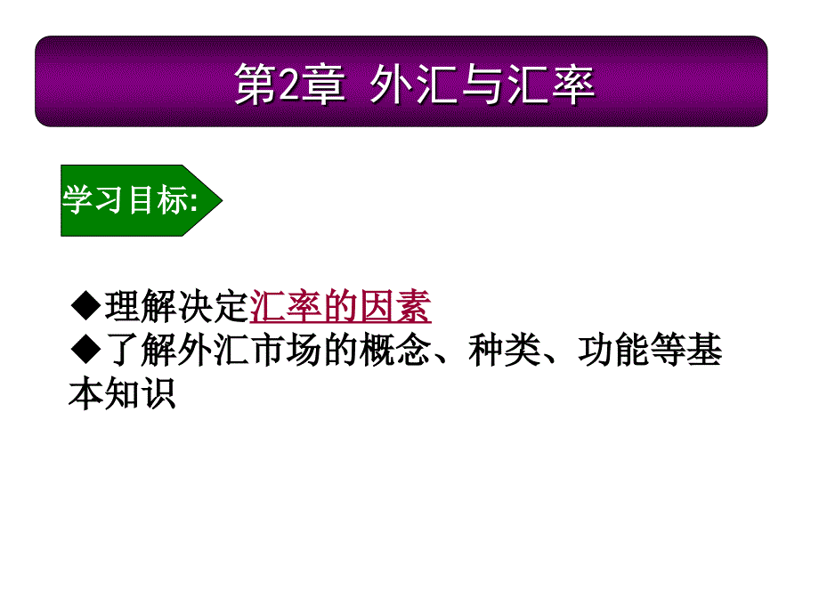 [经济学]国际金融外汇与汇率课件_第1页