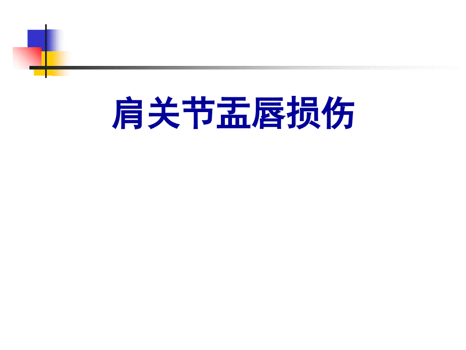 《肩关节盂唇损伤》PPT课件_第1页