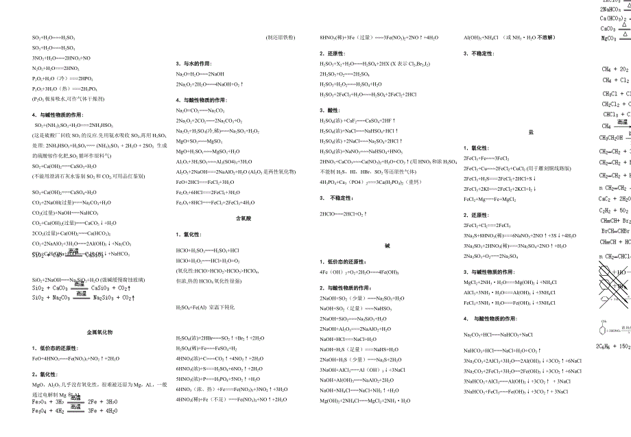 高中化学离子方程式大全及练习(绝对精品)_第2页