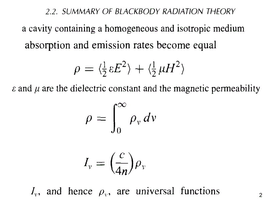 激光原理学课件：Chapter 2 Interaction of Radiation with Atoms and Ions_第2页