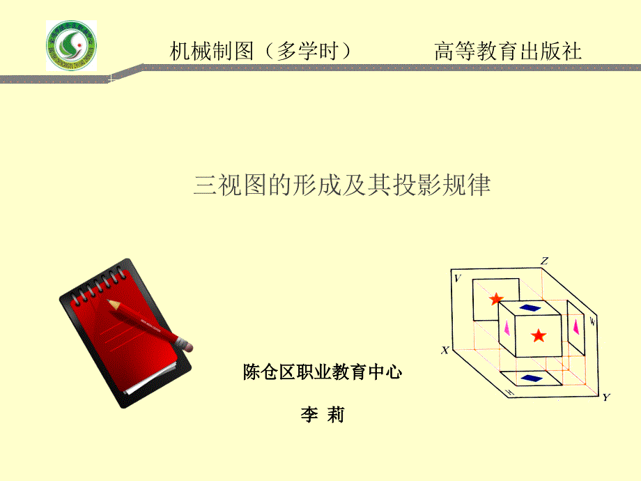 三视图的形成及其投影规律微课PPT_第1页