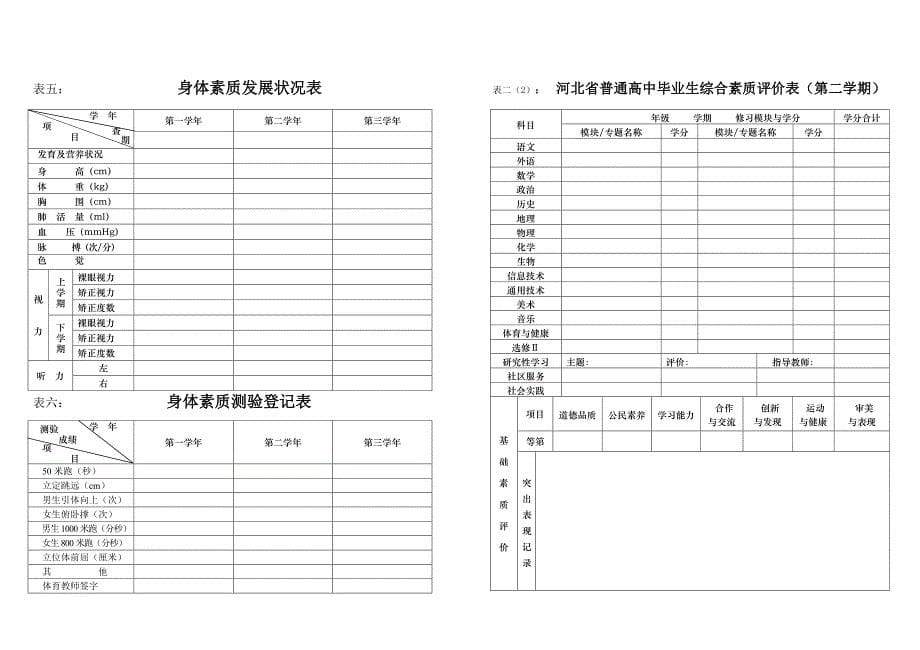 普通高中学生学籍表.doc_第5页