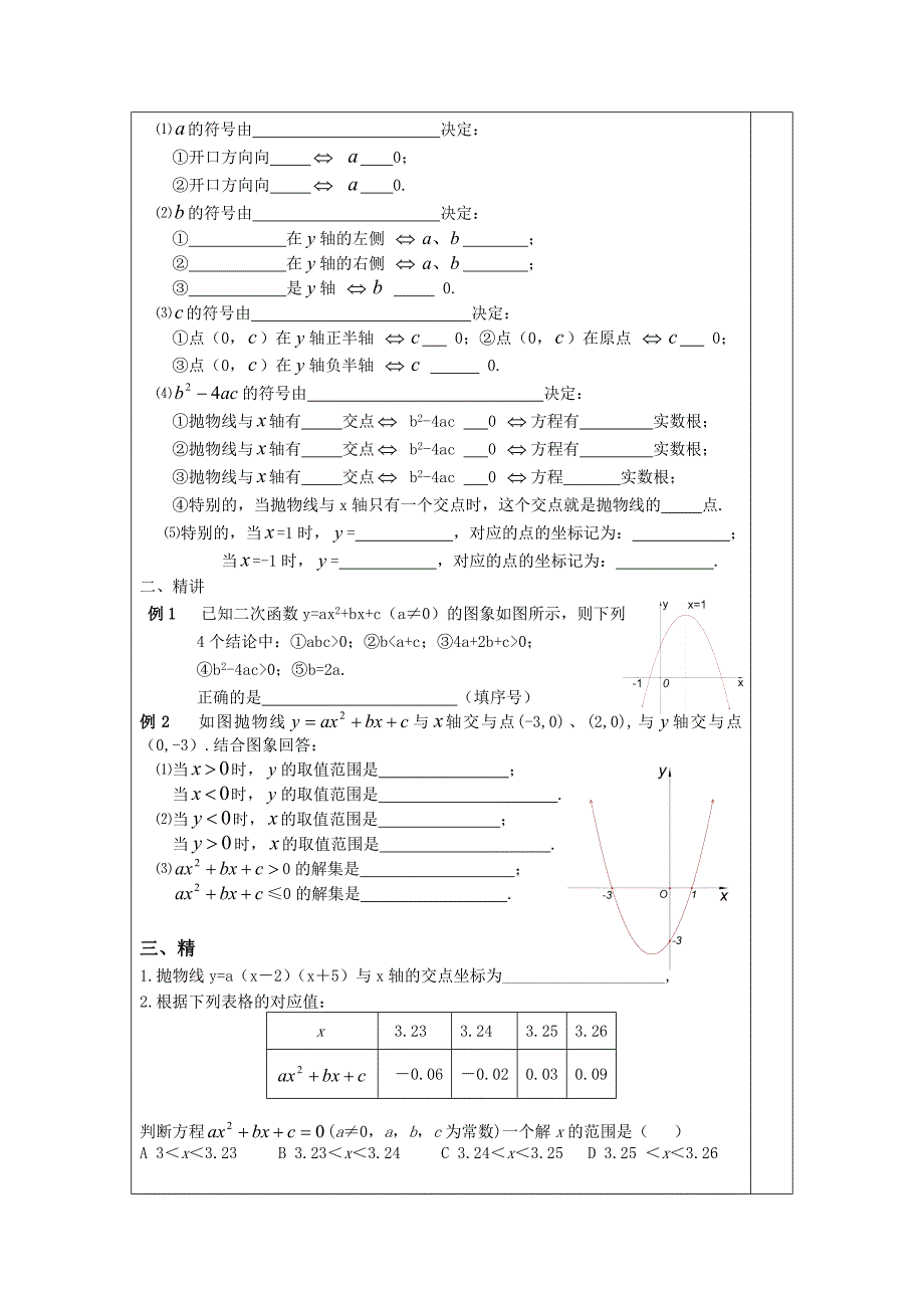 二次函数与一元二次方程.doc_第2页