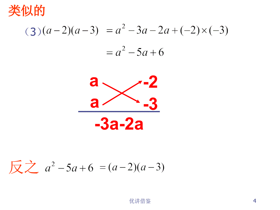 十字相乘法----因式分解【春苗教育】_第4页