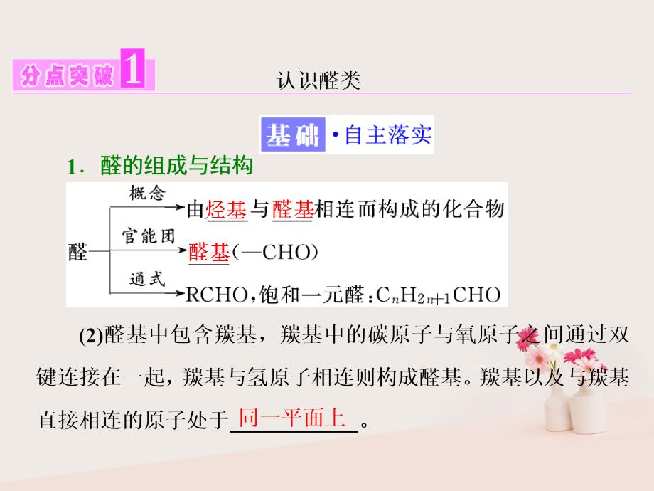 （浙江专）高中化学 专题4 烃的衍生物 第三单元 第一课时 醛的性质和应用实用课件 苏教选修5_第3页