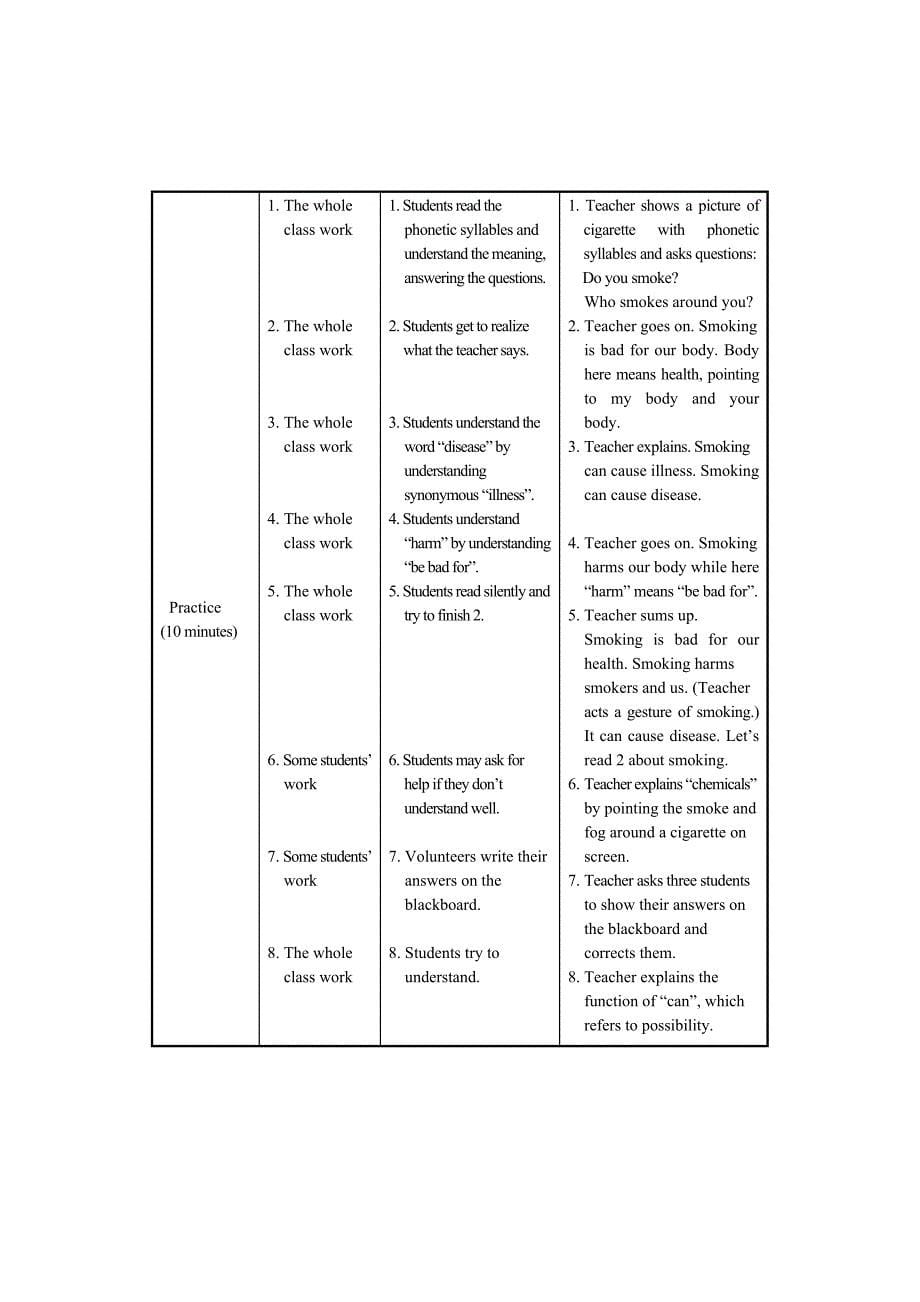 最新仁爱版八年级英语上册：Unit 2 Keeping Healthy Topic 2 Section D 教案_第5页