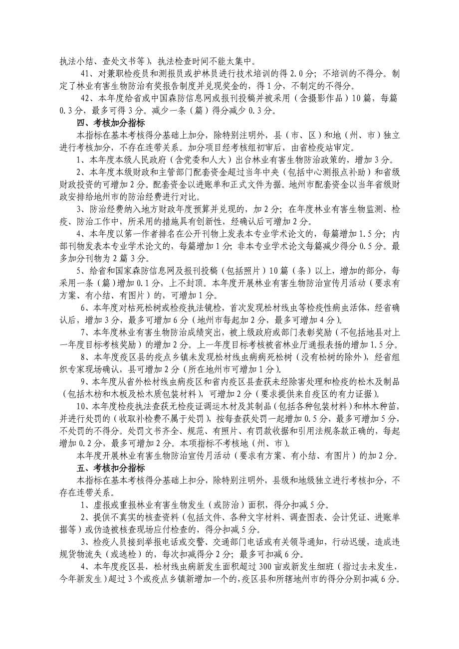 2011贵州省林业有害生物考核指标.doc_第5页