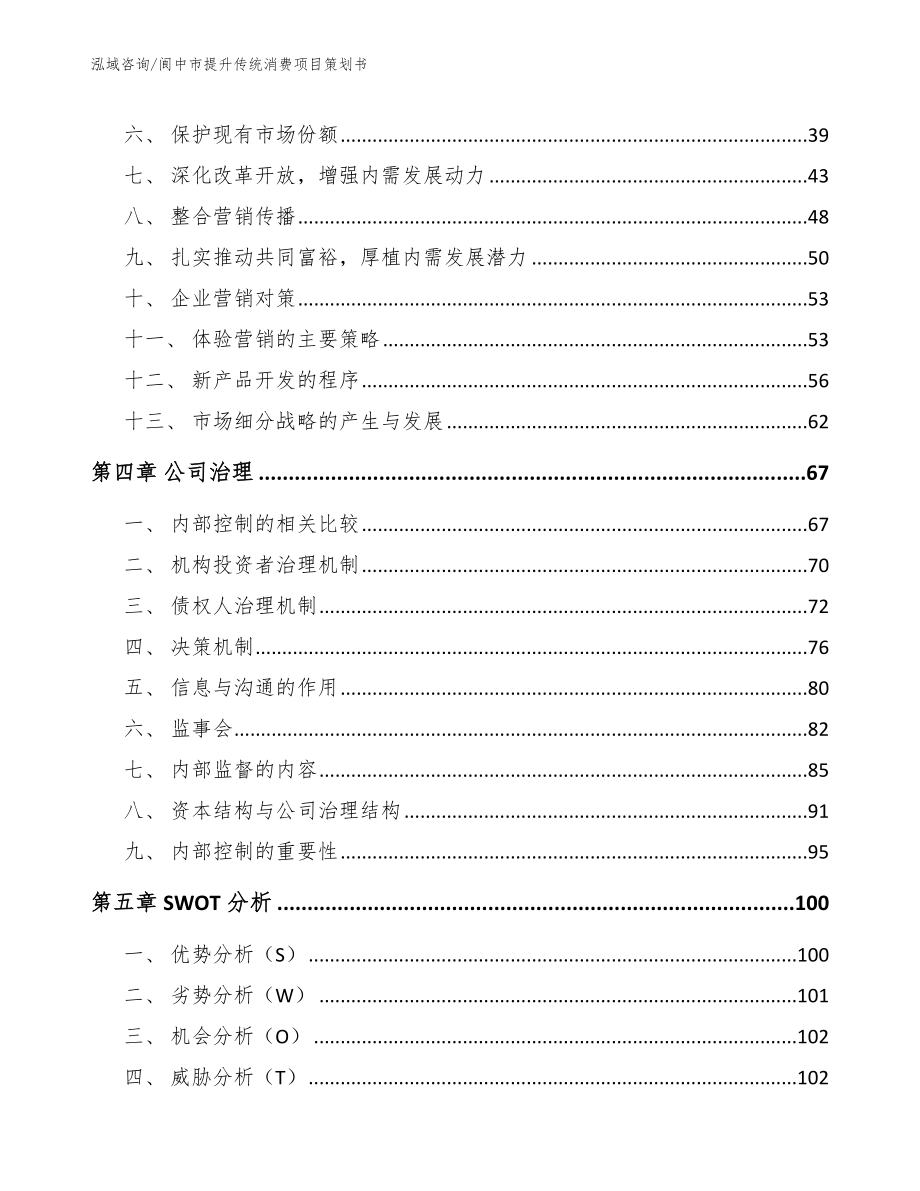 阆中市提升传统消费项目策划书_范文_第3页