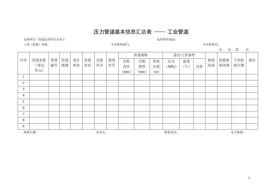 特种设备使用登记下载表格(新版)_第5页