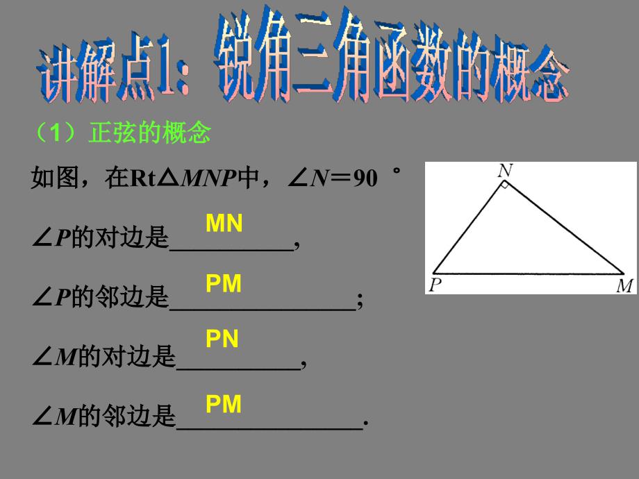 243锐角三角函数概念课件(详解)_第2页