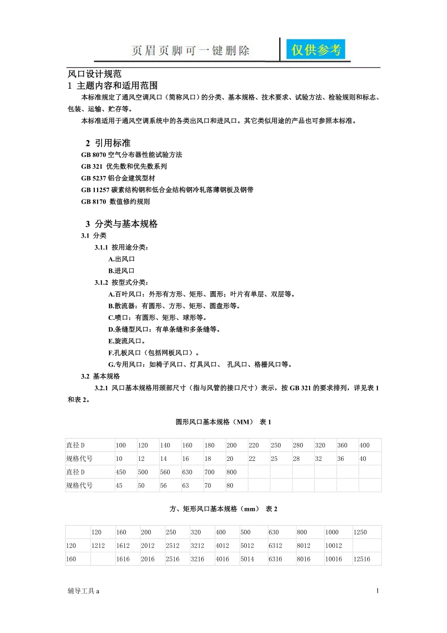 风口设计规范专业教学_第1页