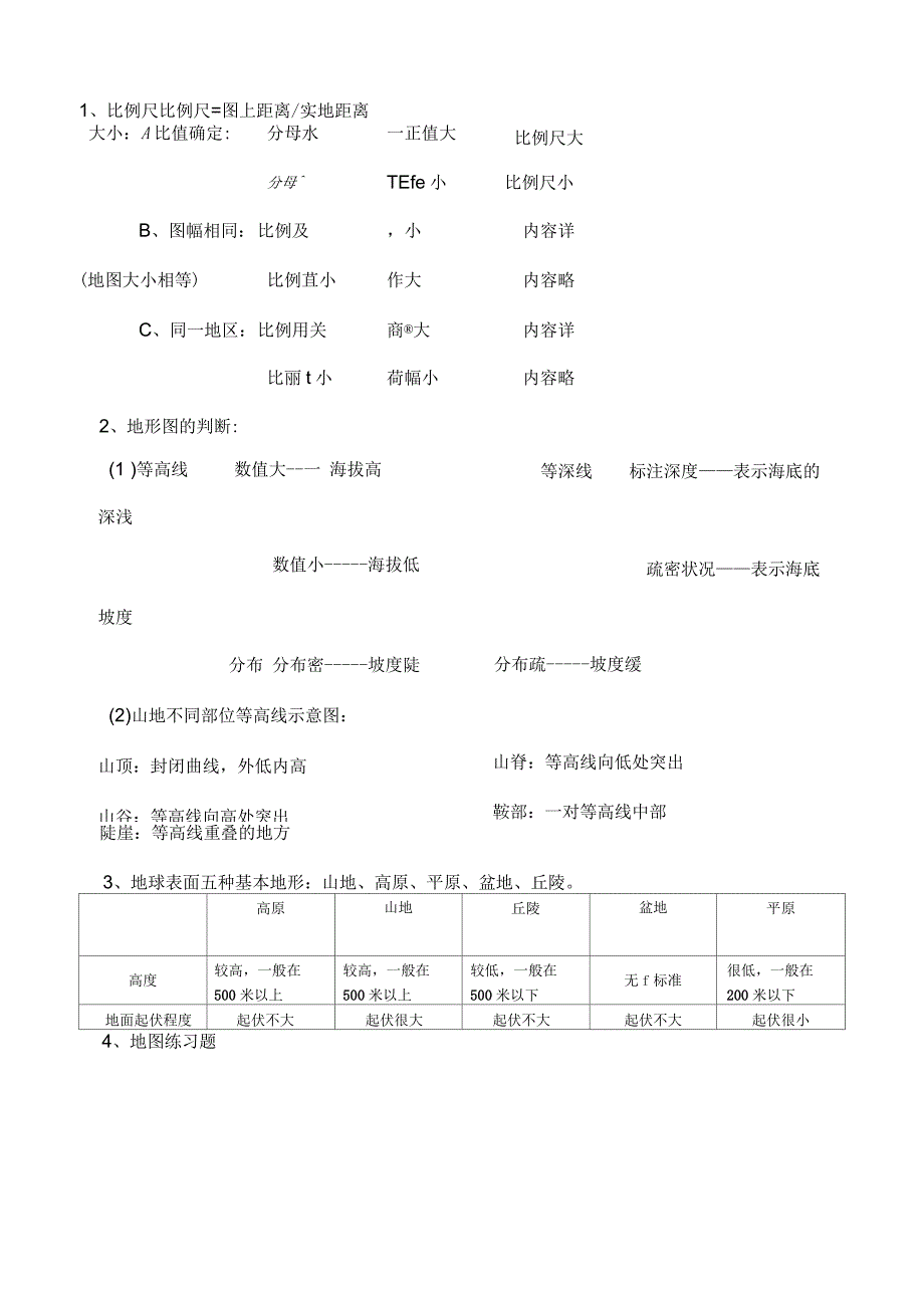 初中地理中考重难点复习_第3页