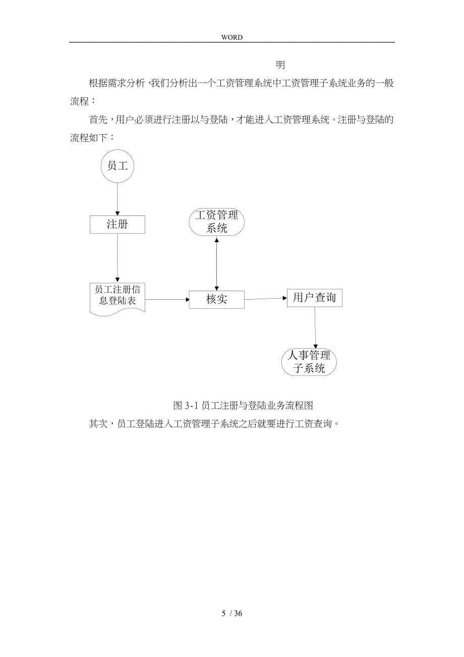 工资管理系统工资管理设计说明_第5页