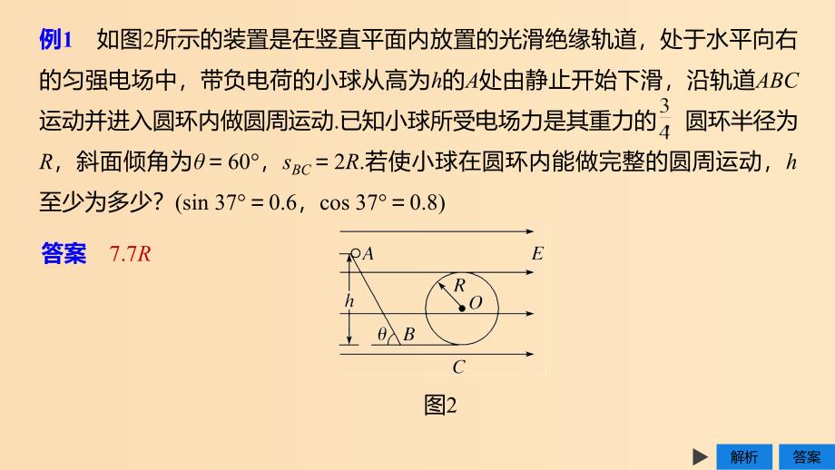 （浙江选考）2020版高考物理大一轮复习 第七章 静电场本章学科素养提升课件.ppt_第3页