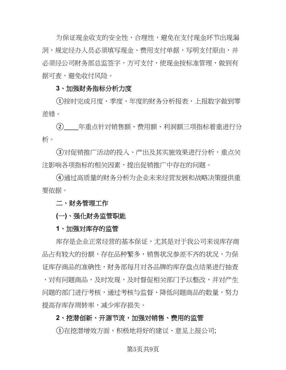 财务总监个人的工作计划样本（三篇）.doc_第5页