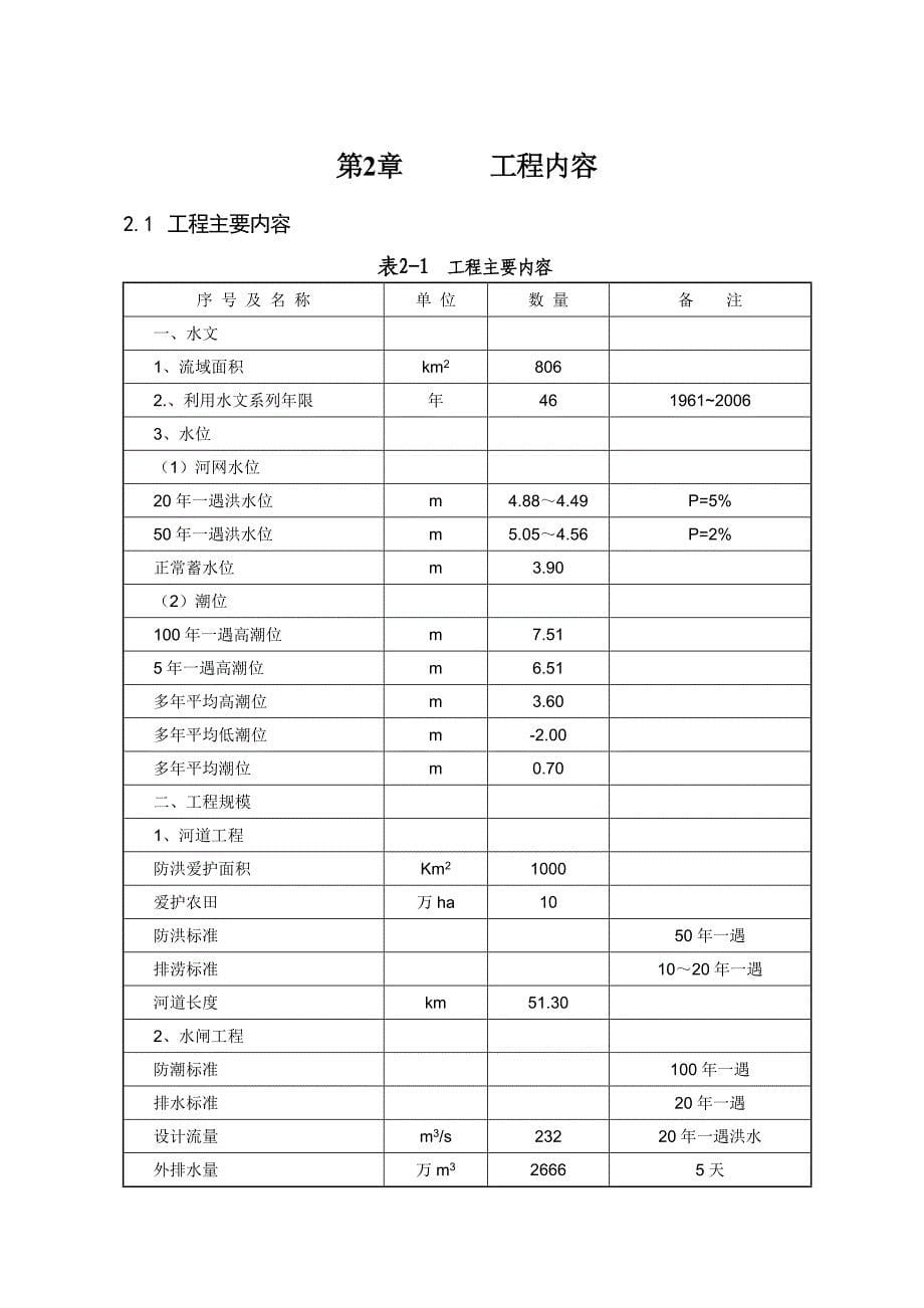 绍兴县防洪排涝河道整治一期工程环境影响报告_第5页