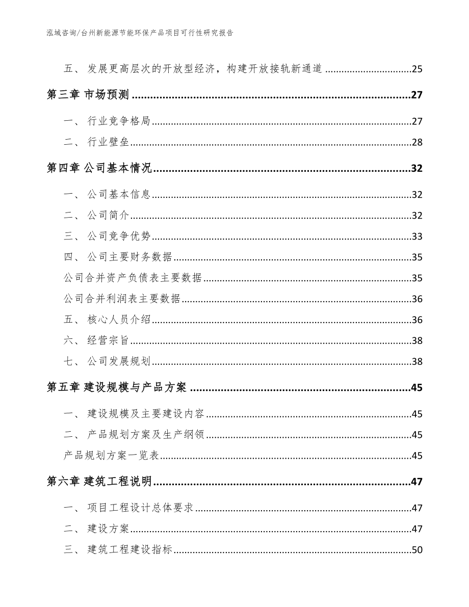 台州新能源节能环保产品项目可行性研究报告_范文_第4页