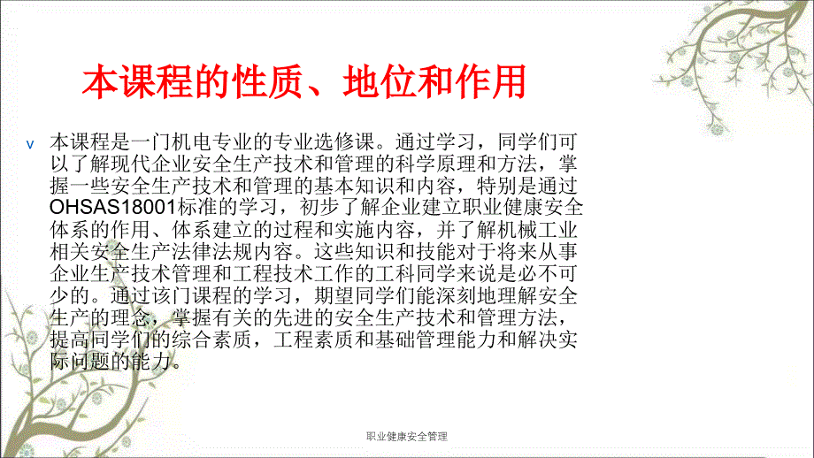 职业健康安全管理PPT课件_第2页