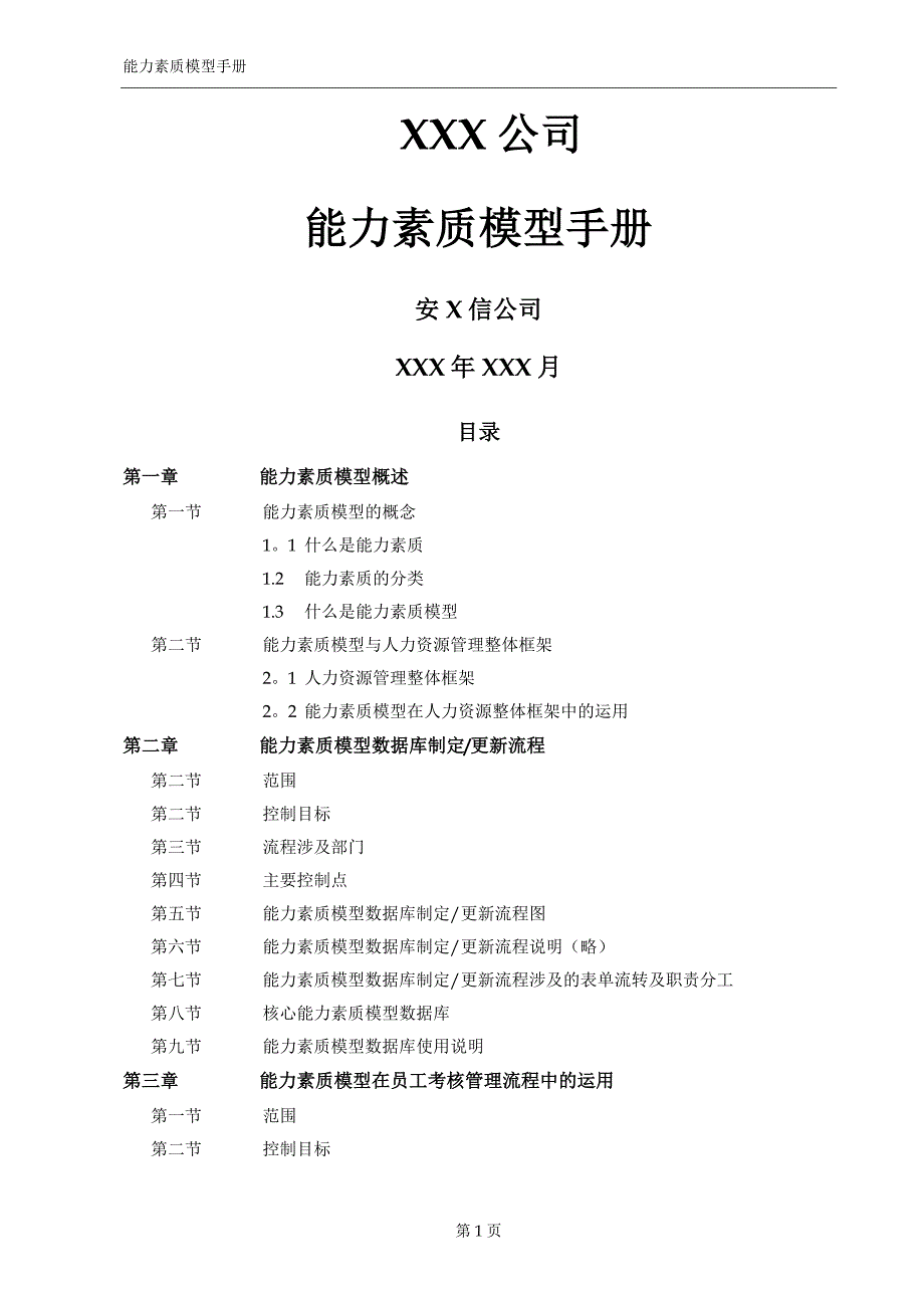 安达信能力素质模型管理手册_第1页