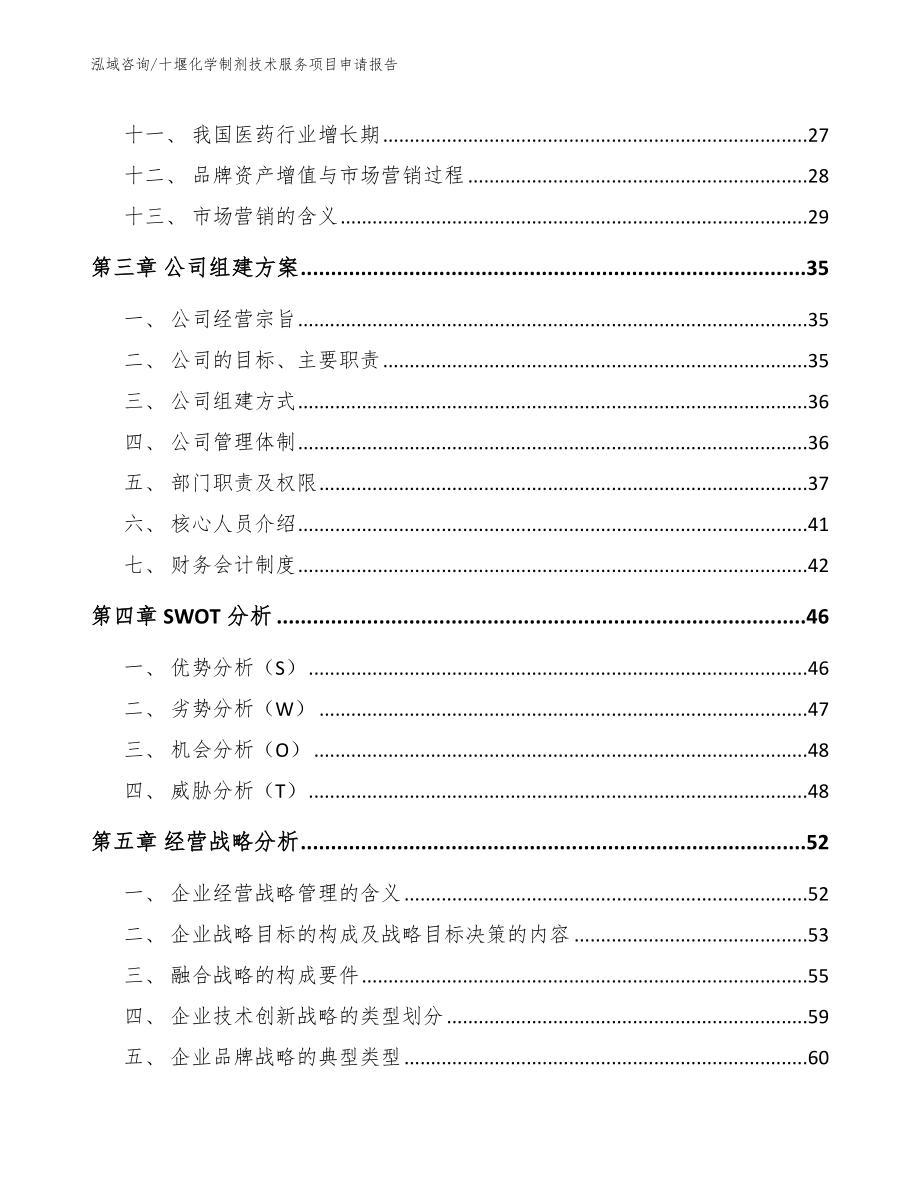 十堰化学制剂技术服务项目申请报告_第2页