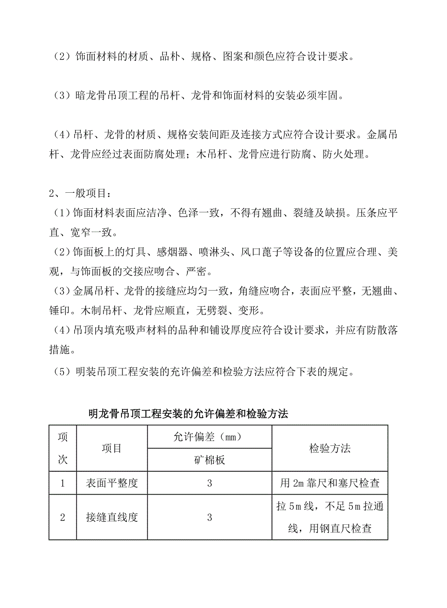 吊顶工程矿棉板吊顶施工工艺_第2页