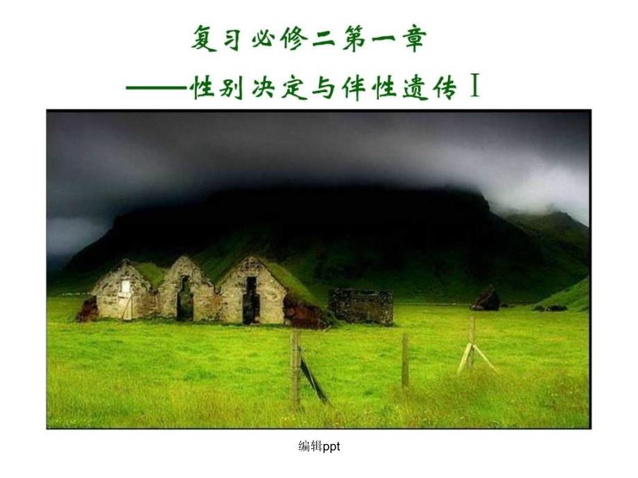 史上最强生物复习必修二遗传的基本规律性别决_第1页