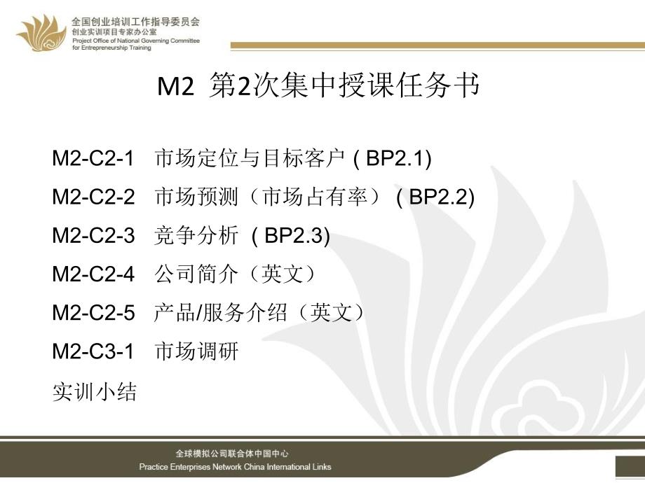 模块分析经营环境第2次集中授课市场分析_第4页