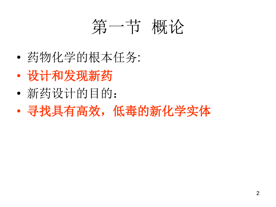 药物化学药物设计的基本原理和方法课件_第2页