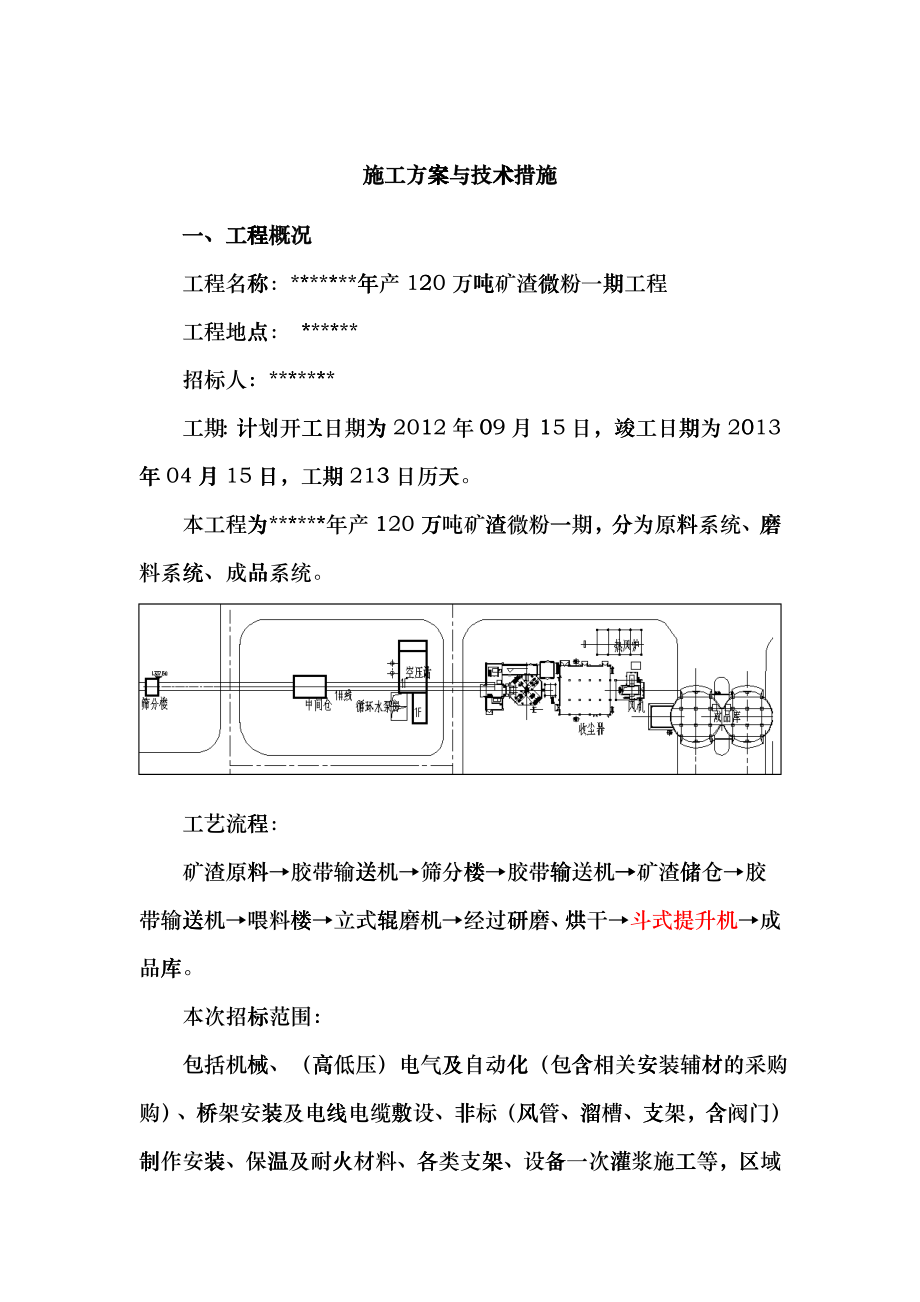 立磨安装施工方案_第1页