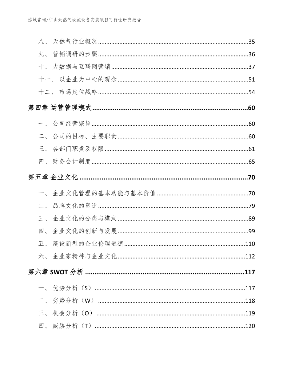 中山天然气设施设备安装项目可行性研究报告（范文模板）_第3页