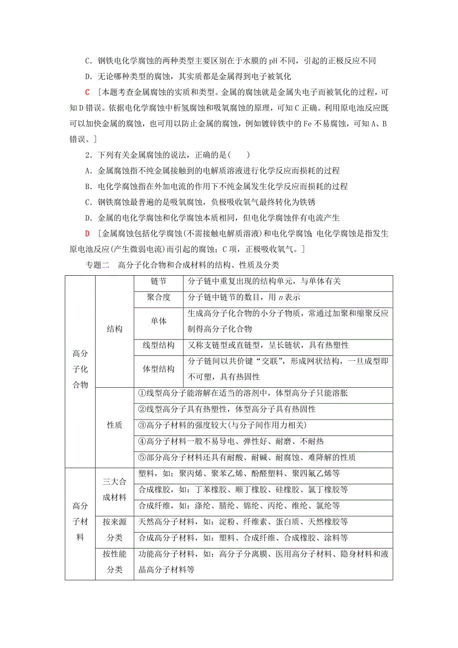 最新高中化学主题4认识生活中的材料主题小结与测评学案鲁科版选修1_第3页