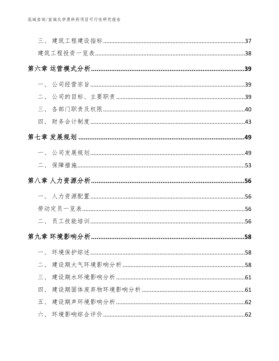 宣城化学原料药项目可行性研究报告【模板参考】_第4页