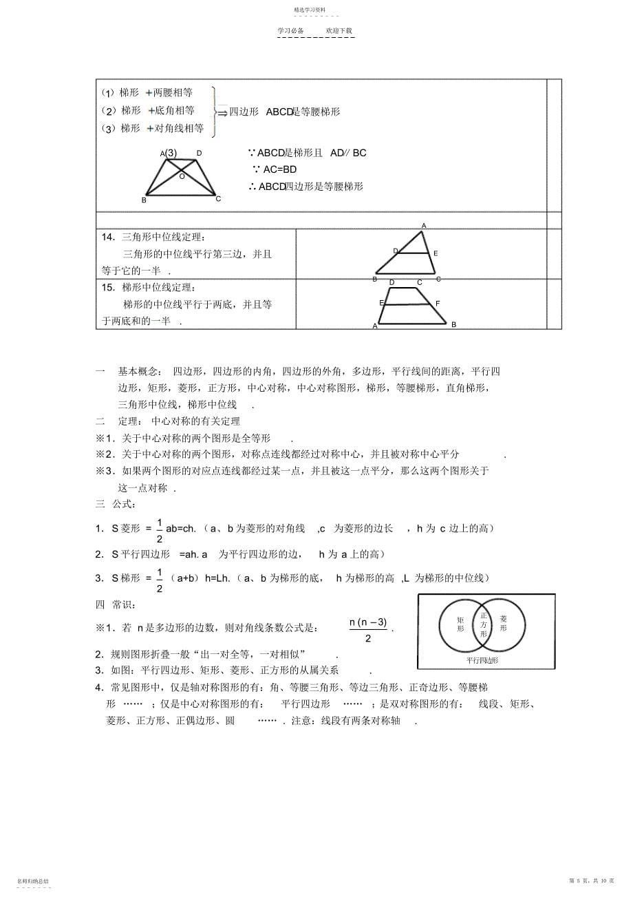 2022年初二数学下知识点总结_第5页