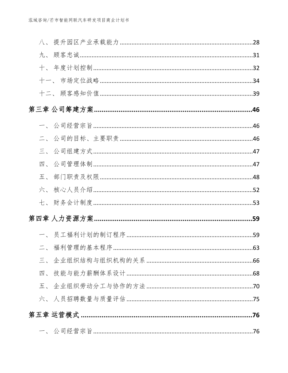 芒市智能网联汽车研发项目商业计划书_第4页