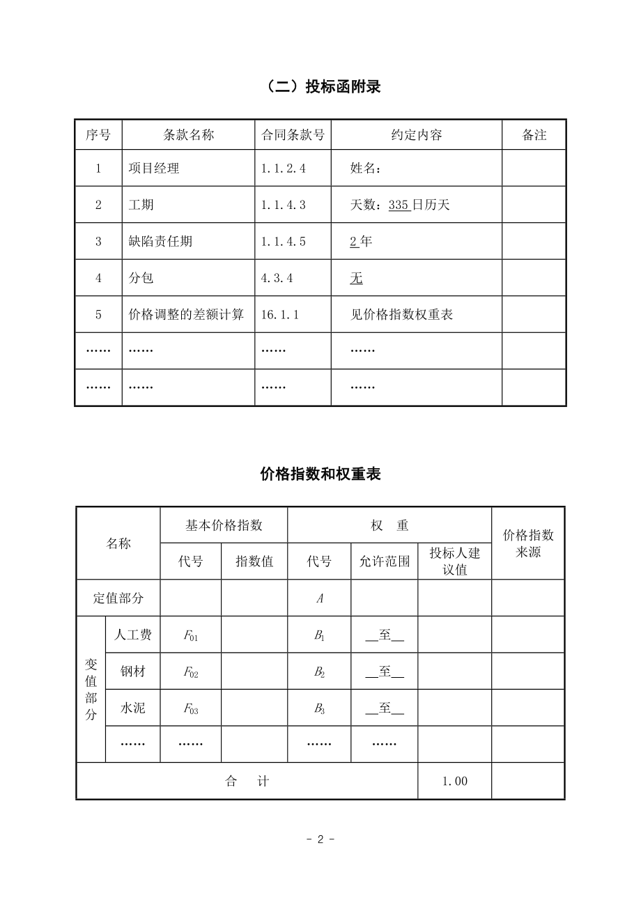 哈尔钦至木西合四级公路某标段投标文件_第3页