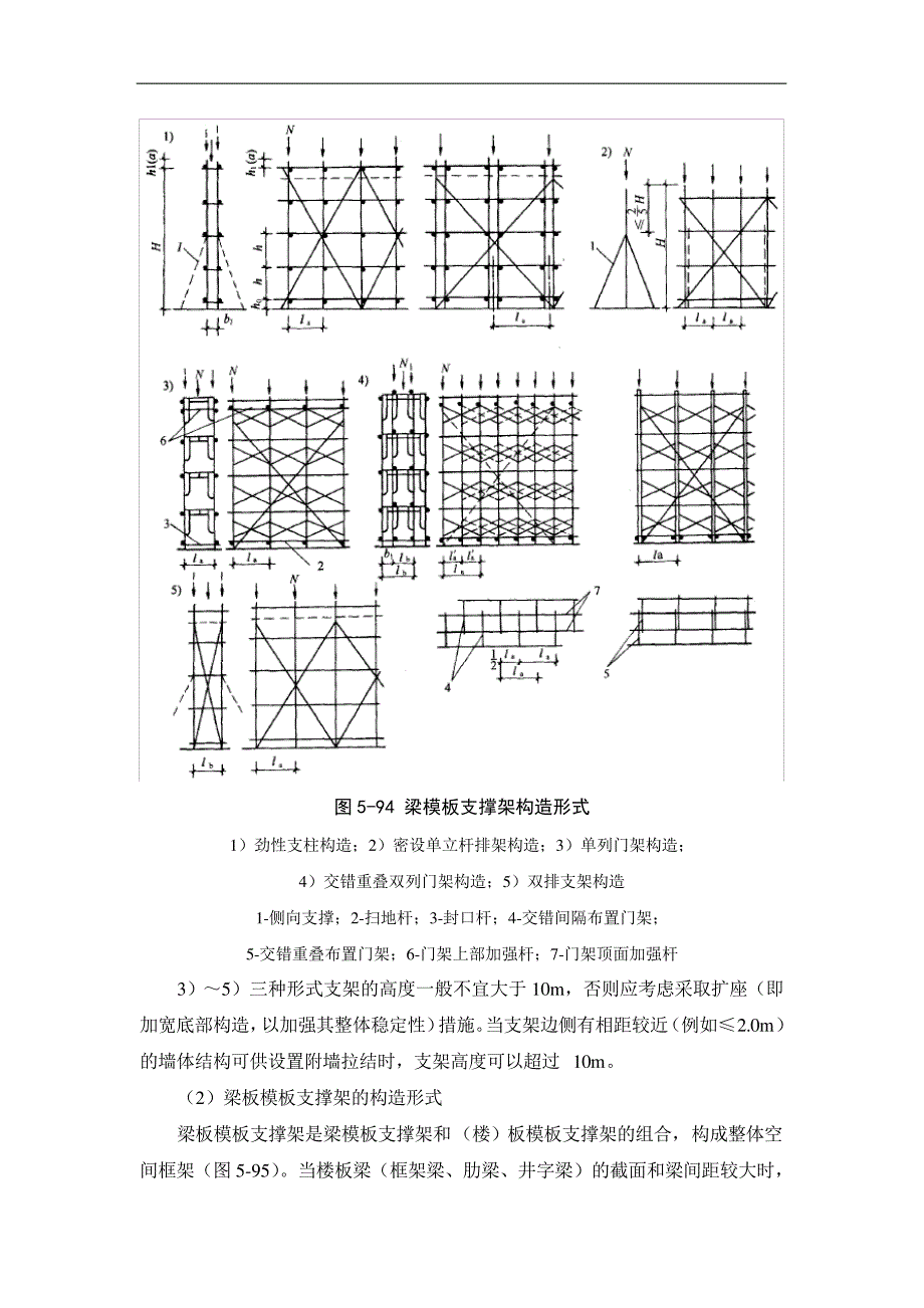 脚手架结构模板支撑架的类别和一般构造_第3页