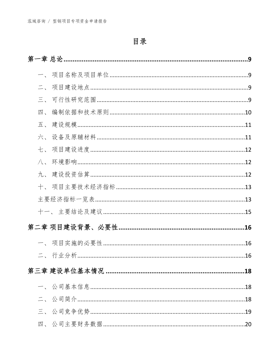 型钢项目专项资金申请报告（模板范文）_第3页