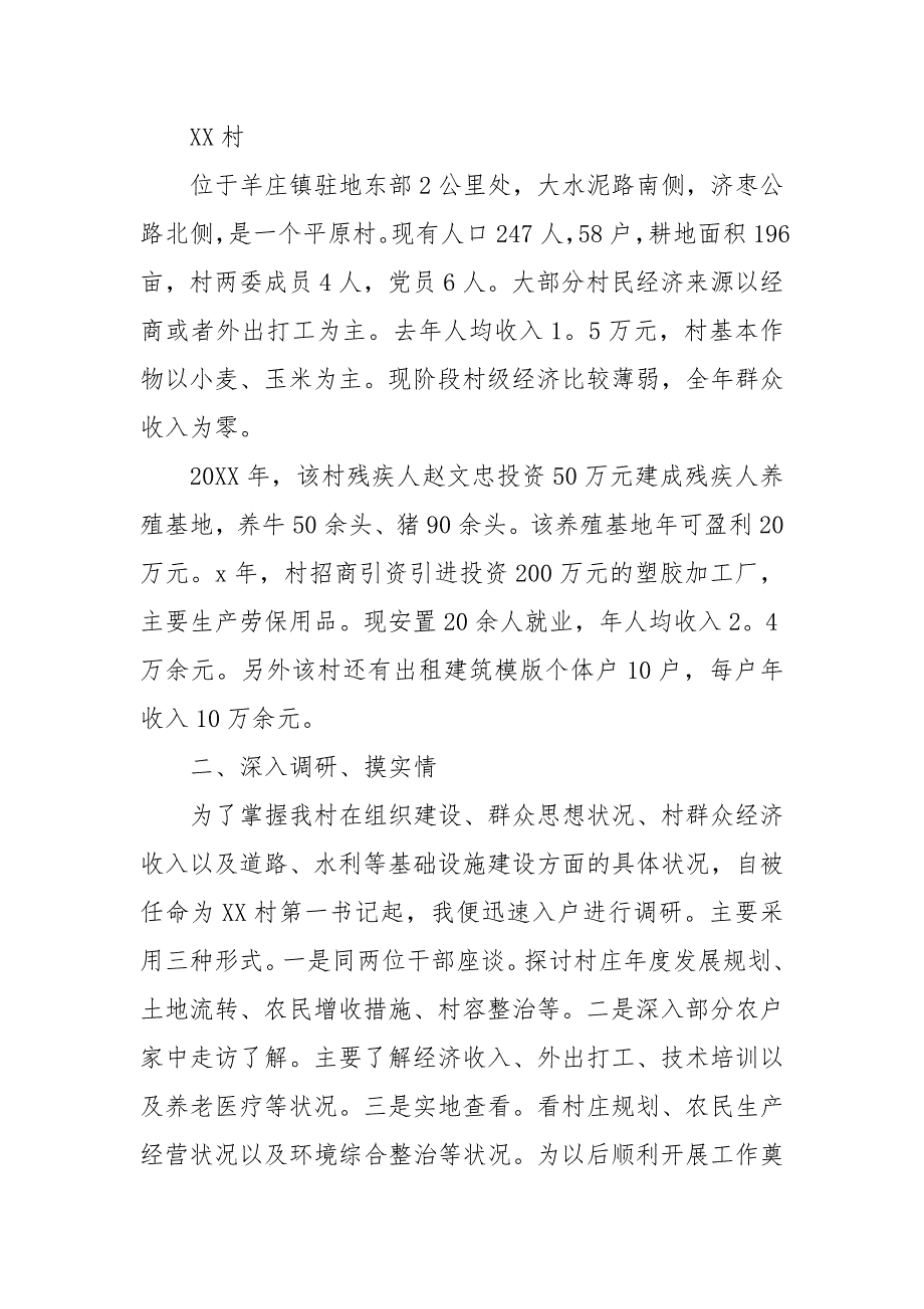 2020年第一书记工作总结精选5篇_第3页