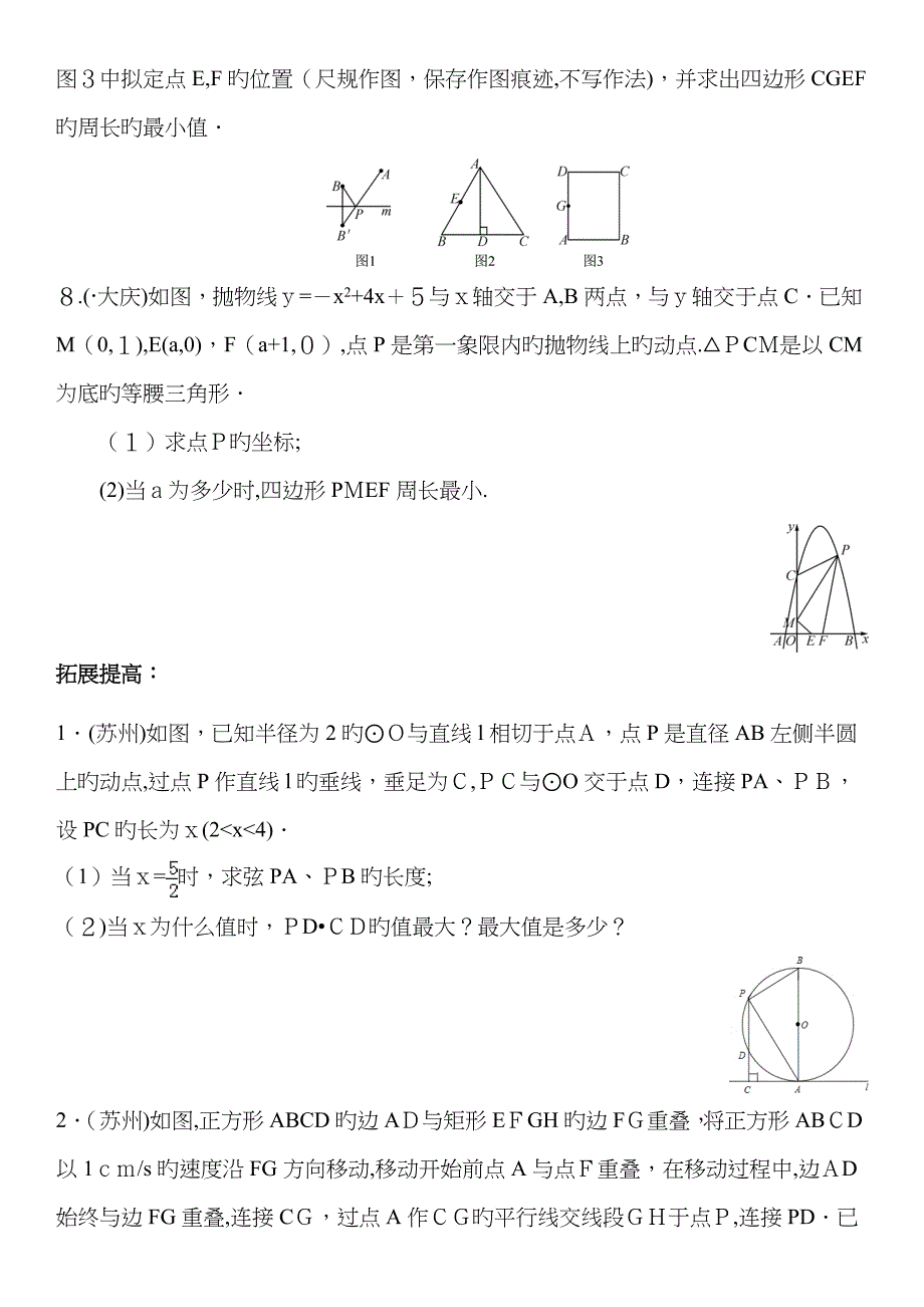 中考复习专题定值问题_第5页