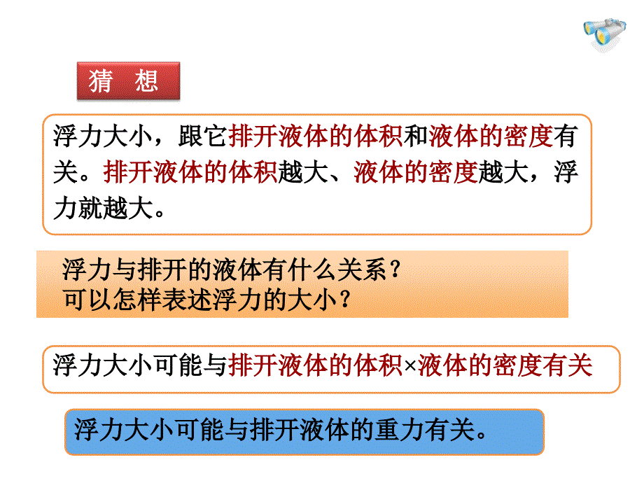 人教版八年级物理下册教学课件第十章浮力第2节阿基米德原理_第4页