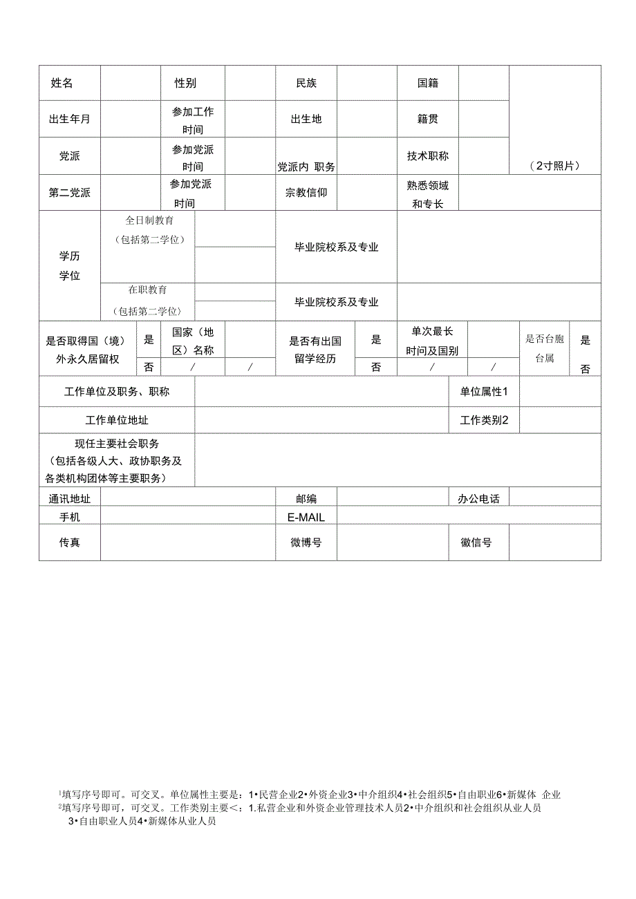 新的社会阶层人士登记表.doc_第1页