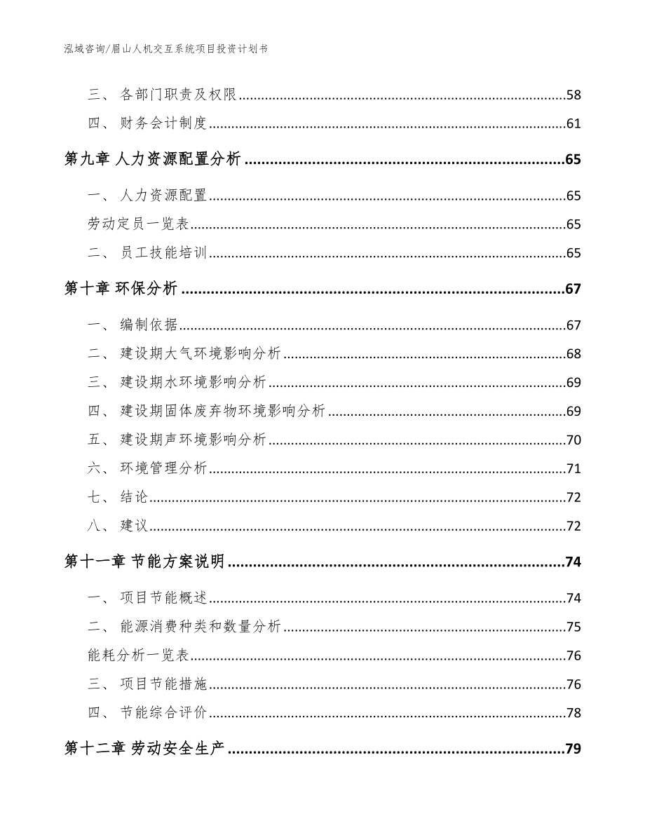 眉山人机交互系统项目投资计划书范文模板_第3页