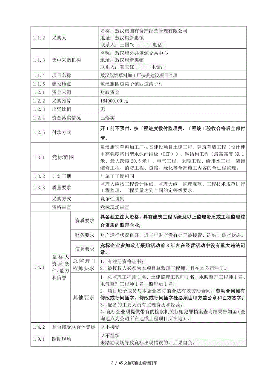 敖汉旗饲草料加工厂扶贫建设项目监理_第3页