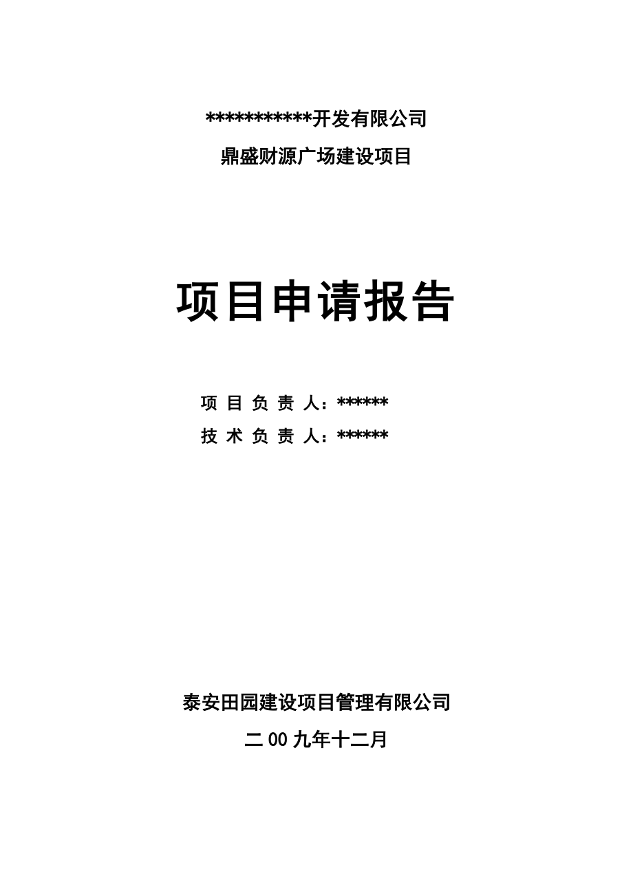 房地产精品资料之某商住广场开发建设项目可研计划书暨可研计划书完整word版.doc_第2页