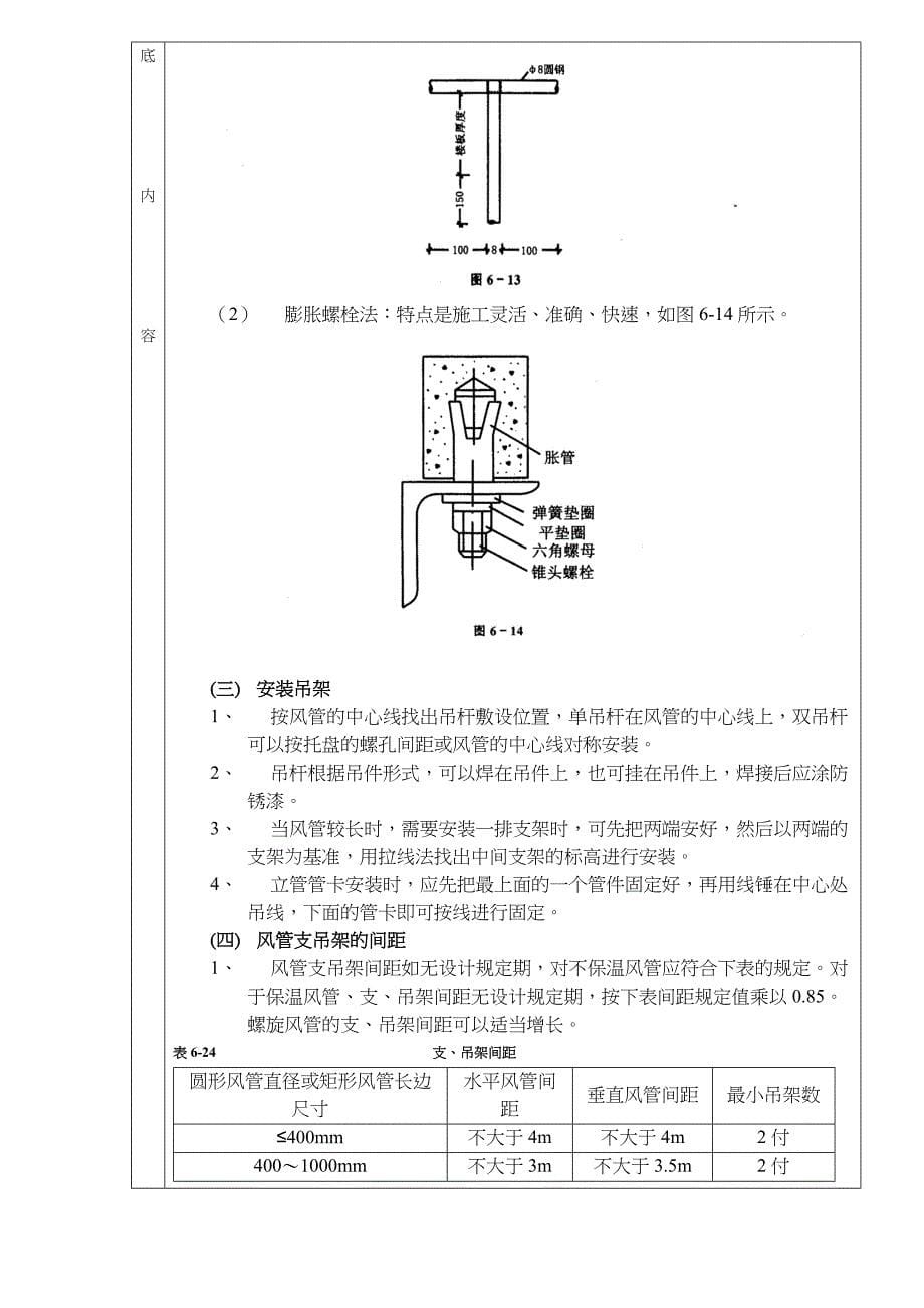 通风管道安装工程分项工程质量技术交底卡.doc_第5页