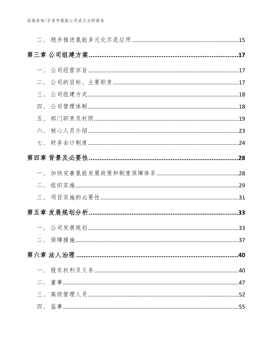 石首市氢能公司成立分析报告（模板参考）_第4页